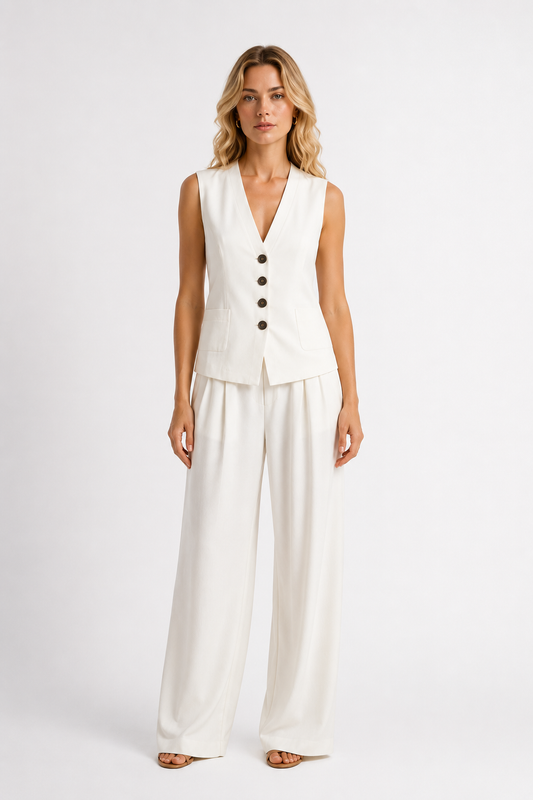 The Soft Life Linen Set — LOXVEA