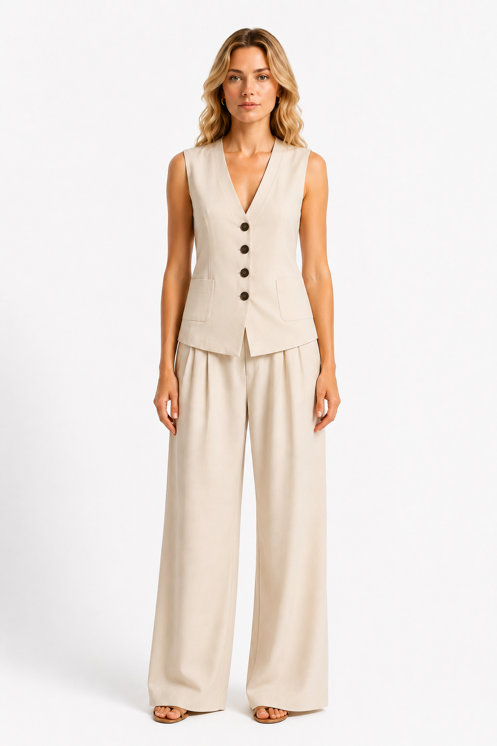 The Soft Life Linen Set — LOXVEA