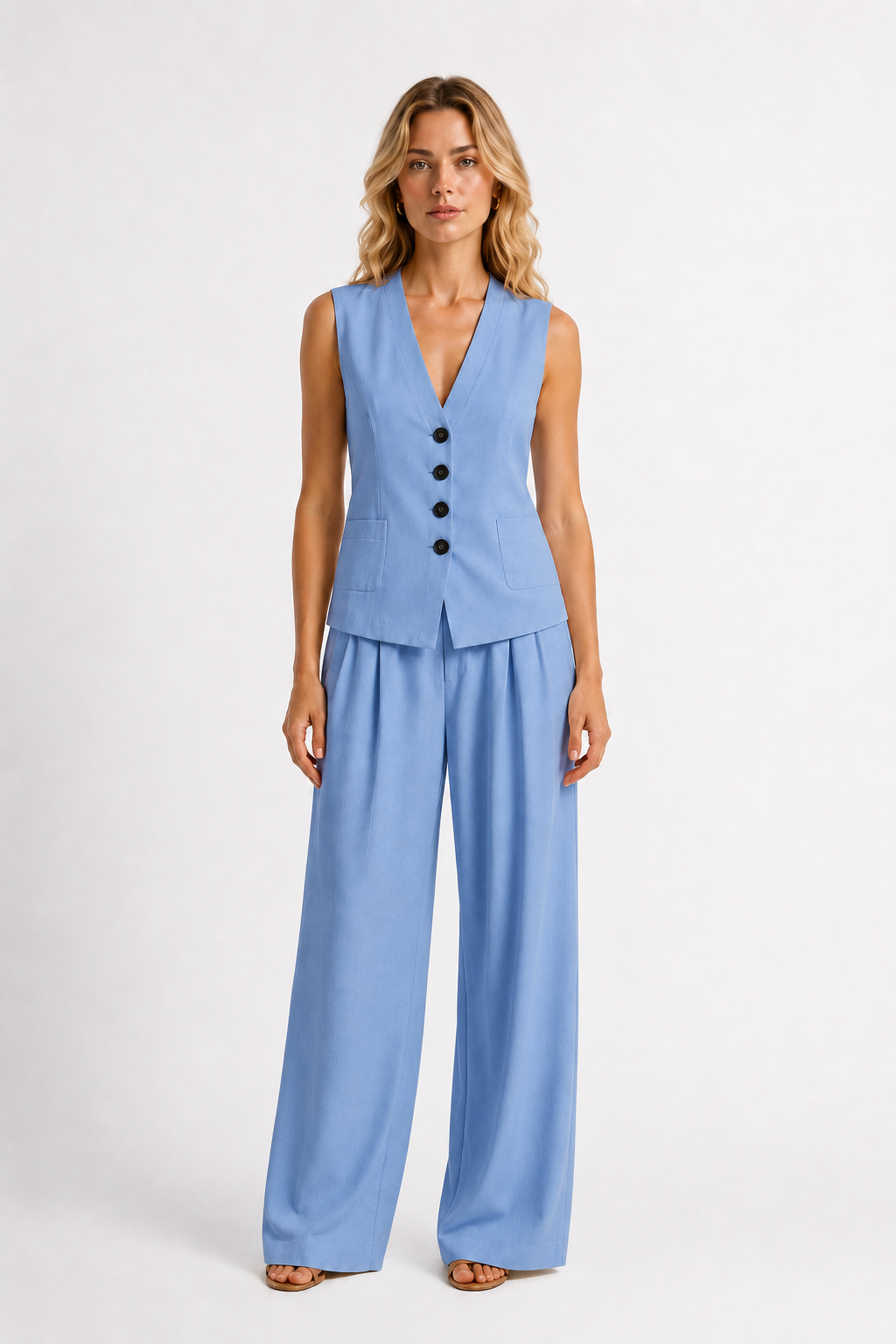 The Soft Life Linen Set — LOXVEA
